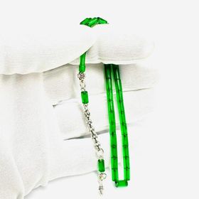 İzmur Tesbih Bilek Boy Kesme Model Püsküllü 4-7 mm Ateş Sıkma Kehribar Tesbih