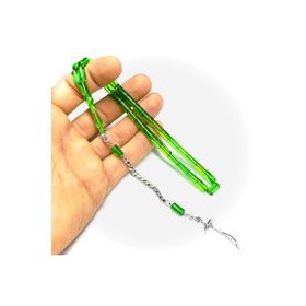 İzmur Tesbih Kesme Model Püsküllü 6-10 mm Ateş Sıkma Kehribar Tesbih