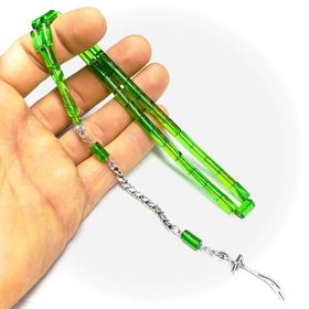 İzmur Tesbih Kesme Model Püsküllü 6-10 mm Ateş Sıkma Kehribar Tesbih