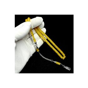 İzmur Tesbih Kesme Model Püsküllü 6-10 mm Ateş Sıkma Kehribar Tesbih