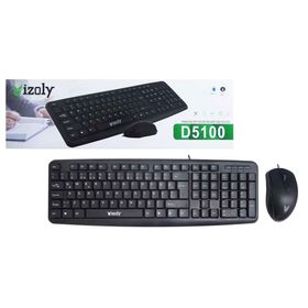 Izoly D5100 Siyah Q Usb Klavye Ve Mouse Set