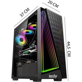 Izoly N12X i5-3470 16GB RAM 1TB HDD 256GB SSD GT 740 24" Monitör Oyun Bilgisayarı