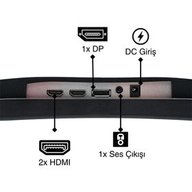 İzoly Oblivion 24 inç 180Hz Curved Oyuncu Monitörü