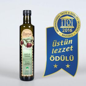 İzorya Erken Hasat Soğuk Sıkma 0.5 lt Koyu Renk Cam Şişe Zeytinyağı