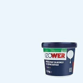 İzower Buz Mavisi 10 3.5 kg İpeksi Mat Silikonlu İç Cephe Duvar Boyası