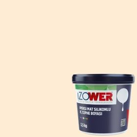 İzower Karamela 10 3.5 kg İpeksi Mat Silikonlu İç Cephe Duvar Boyası