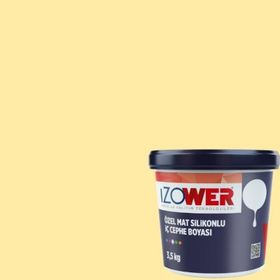 İzower Krem 10 3.5 kg Özel Mat Silikonlu İç Cephe Duvar Boyası