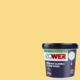 İzower Krem 30 3.5 kg İpeksi Mat Silikonlu İç Cephe Duvar Boyası