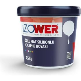 İzower Silinebilir Beyaz Özel Mat Silikonlu İç Cephe Boyası
