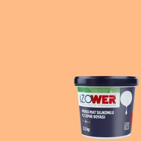 İzower Turuncu 10 3.5 kg İpeksi Mat Silikonlu İç Cephe Duvar Boyası