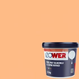 İzower Turuncu 10 3.5 kg Özel Mat Silikonlu İç Cephe Duvar Boyası