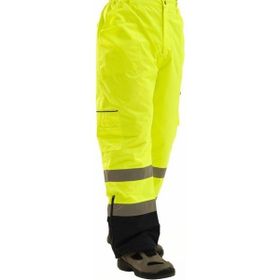 Izrasa ProLine 300D Oxford Sarı Çift Renkli Reflektörlü Pantolon
