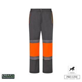 Izrasa SMP-G Turuncu Softshell Kumaş Teknik Kontrast Pantolon
