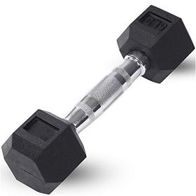 J-Fit 2,3 kg Siyah Tek Kauçuk Altıgen Dambıl