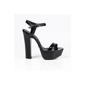 Jabotter Dasha Siyah Rugan 14 cm Platform Topuklu Ayakkabı