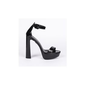 Jabotter Desire Siyah Rugan 14 cm Platform Topuklu Ayakkabı