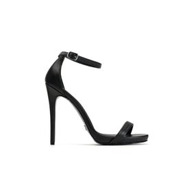 Jabotter Elegant Siyah 10 cm Deri Topuklu Ayakkabı