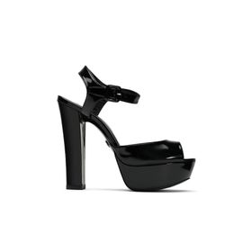 Jabotter Nifty Karamel Rugan 14 cm Platform Topuklu Ayakkabı
