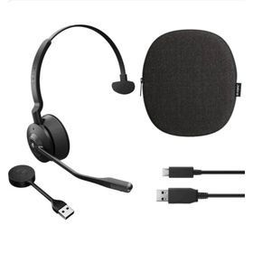 Jabra Engage 55 Duo Usb-A Kulak Üstü Siyah Bluetooth Kulaklık