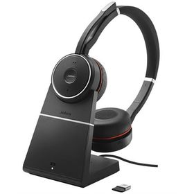 Jabra Evolve 75 UC Stereo Siyah Headset Saç Bandı Kulaklık