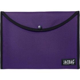 Jacbag Kadın A4 Çıtçıtlı Dosya Defter Tablet Mor Evrak Çantası