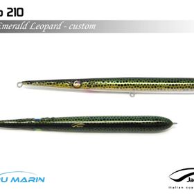 Jack Fin Stylo 210 Emerald Leopard Özel Renk Sahte Yem