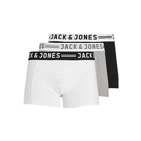 Jack & Jones 12081832 Gri Erkek 3'lü Boxer
