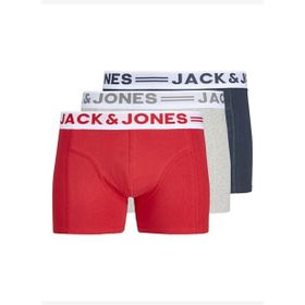 Jack & Jones 12081832-LGM Sense Erkek 3'lü Boxer