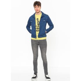 Jack & Jones 12109954 Gri Erkek Jean Pantolon