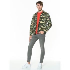 Jack & Jones 12109954 Gri Erkek Jean Pantolon