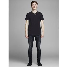 Jack & Jones 12133914-B Basic Siyah Erkek T-shirt