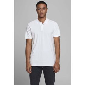 Jack & Jones 12136516 Beyaz Polo Yaka Erkek T-shirt