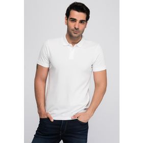 Jack & Jones 12136516 Beyaz Polo Yaka Erkek T-shirt