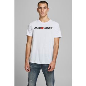 Jack & Jones 12137126 Beyaz Erkek T-Shirt