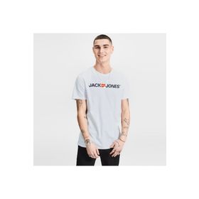 Jack & Jones 12137126 Beyaz Erkek T-Shirt