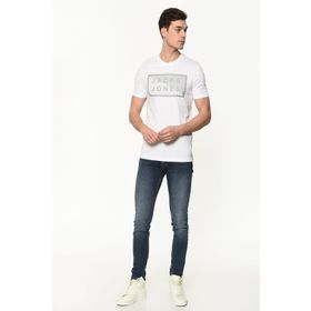 Jack & Jones 12137126 Beyaz Erkek T-Shirt