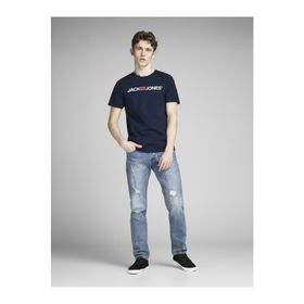 Jack & Jones 12137126 Erkek Jjecorp Logo Tee Ss Crew Neck Noos T-shirt