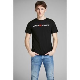 Jack & Jones 12137126 Jjecorp Logo Tee Ss Crew Neck Noos Siyah Erkek T-shirt