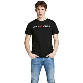 Jack & Jones 12137126 Jjecorp Logo Tee Ss Crew Neck Noos Siyah Erkek T-shirt