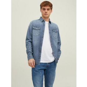 Jack & Jones 12138115 Jean Erkek Gömlek