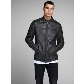 Jack & Jones 12147218 Erkek Jjerocky Jacket Noos Pıu Suni Deri Ceket
