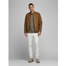 Jack & Jones 12147218 Erkek Jjerocky Jacket Noos Pıu Suni Deri Ceket