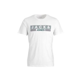 Jack & Jones 12151955_JJECORP LOGO TEE SS O-NECK Bisiklet Yaka Baskılı Beyaz Erkek T-shirt