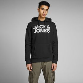 Jack & Jones 12152840-B Corp Logo Siyah Erkek Sweatshirt