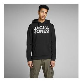 Jack & Jones 12152840-B Corp Logo Siyah Erkek Sweatshirt