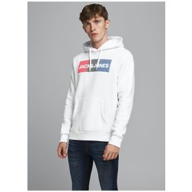Jack & Jones 12152840 Beyaz Erkek Sweatshirt