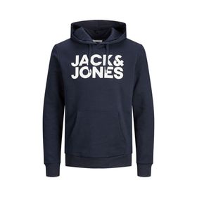 Jack & Jones 12152840-NBL Corp Logo Lacivert Erkek Sweatshirt