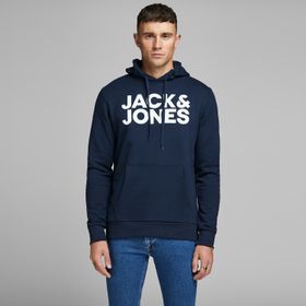 Jack & Jones 12152840-NBL Corp Logo Lacivert Erkek Sweatshirt