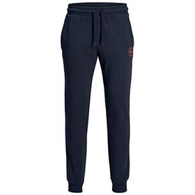 Jack & Jones 12165322 Düz Lacivert Regular Fit Erkek Eşofman Altı
