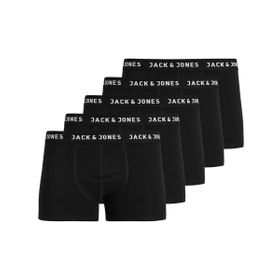 Jack & Jones 12165348 Liver Dark Grey Melange Açık Gri - Lacivert - Koyu Gri - Bordo - Yeşil 5'li Erkek Boxer
